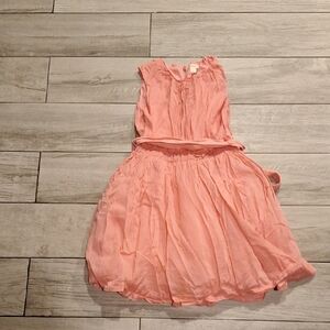 🍕Crewcuts Coral Pink Sleeveless Sundress Casual🐠🍬🍿